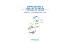 Tracker - Automatic Drop Tensiometer - Brochure
