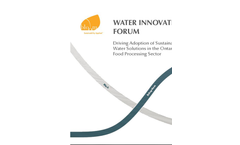 Driving Adoption of Sustainable Water Solutions in the Ontario Food Processing Sector (Action Plan)