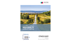 Milestone Ethos Easy - Advanced Microwave Digestion System Brochure