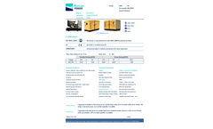 Kaplan - Model KPR 90 - R4105ZLD - Diesel Engine Generators Brochure
