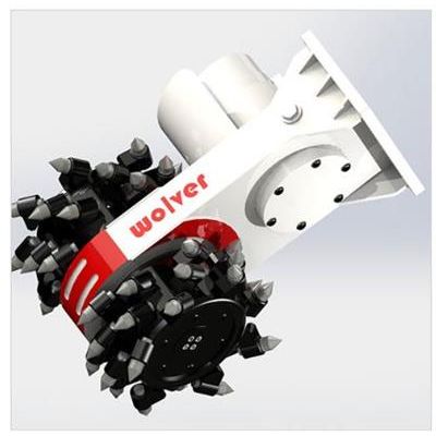 Wolver BC2 Drum Cutter Machine for Mini Excavator (0.7-2.5ton)