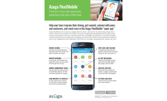 Azuga FleetMobile - Fleet Tracking App - Datasheet