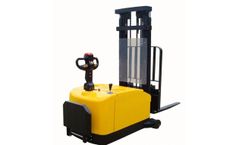 Semi-electric stacker truck
