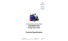 Cochran - Model ST25 - Steam Boiler - Technical Specifications
