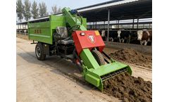 Manure cleaning truck for farms