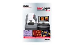 Zygo - Model Nexview NX2 - 3D Optical Profiler - Brochure