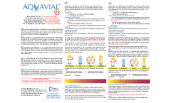 AquaVial Well Water Test kit - How To Use Instructions - Brochure