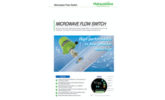 Matsushima - Microwave Flow Switch Brochure