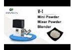 V-1 Mini Powder Mixer Powder Blender Video