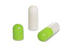 Model Size 2 - Light Green White Empty Gelatin Capsules
