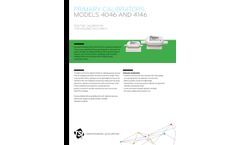 TSI - Model 4046 and 4146 - Primary Calibrator - Datasheet