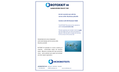Microbiotests - Model Rotoxkit M - Marine Rotifer Toxicity Test - Brochure