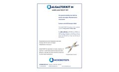 Microbiotests - Model Algaltoxkit M - Marine Algae Toxicity Test - Brochure