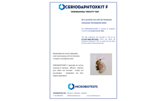 Microbiotests Ceriodaphtoxkit F - Ceriodaphnia Toxicity Test Kit - Brochure