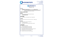 Microbiotests - Model Artoxkit M - Cyst-Based Artemia Franciscana Toxicity Test Kits - Datasheet