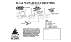 Vulcan - Model T-403 - Single Point Logging Scale System - V300 Electronics - Brochure