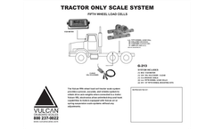 Vulcan - Model G-213 - Fifth Wheel Load Cell Tractor Scale System - Brochure