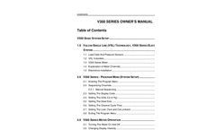 Vulcan - Model V300 Series - Electronics System - Manual