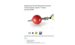 APG - Model RPM - Explosion Proof Resistive Level Transmitter - Datasheet
