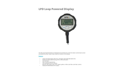APG - Model Series LPD - Current Loop Display - Datasheet