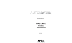 APG - Model Series RP - Explosion Proof Resistive Level Transmitter - User Manual