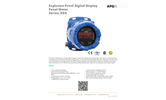 DDX Explosion Proof Digital Display Panel Meter