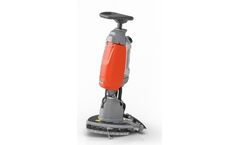 Hako Scrubmaster - Model B5 - Walk-Behind Scrubber-Drier for Smaller, Narrow Areas