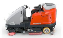 Hako Scrubmaster - Model B400 RM - Vacuum Sweeper and Scrubber-Drier Combi Machine for Manual Emptying