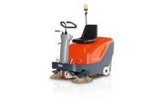 Hako Sweepmaster - Model B800 R - Ride-On Vacuum Sweeper for Small to Medium-Sized Areas
