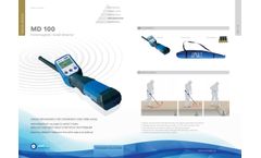 Model MD 100 - Ferromagnetic Metal Detector - Brochure
