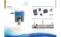 PWG ll Pulse Wave Generator Finding Pipes Under Difficult Conditions - Brochure