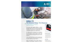 AIRSENSE - Model GDA-FR - Portable Gas Detector Array - First Response - Brochure