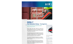AIRSENSE - Model GDA-F - Gas Detector Array - Fumigation - Brochure