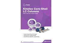 Phenomenex - Model Kinetex - Core-Shell Technology Columns - Brochure
