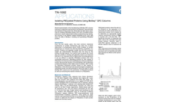 Applications Notes - Isolating PEGylated Proteins