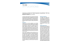 Applications Notes - Improving Low Molecular Weight Separation