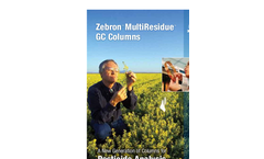 Zebron MultiResidue GC Columns Brochure
