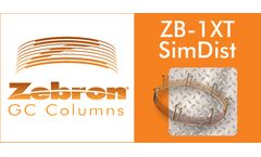 Zebron - Model ZB-1XT SimDist - Glass Infusion Metal GC Column