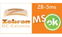 Zebron - Model ZB-5MS - Fused Silica GC Column