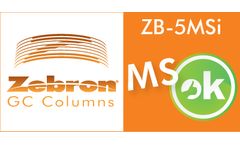 Zebron - Model ZB-5MSi - Fused Silica GC Column