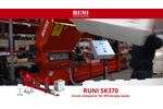 EPS / Airpop Screw Compactor RUNI SK370 - Video