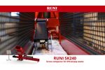 EPS / Airpop Screw Compactor RUNI SK240 - Video