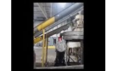 Drying Reject from Plastic Recycler With Screw Compactor, USA - Video