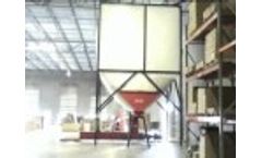Silo System 150m3 fro Compacting EPS / Airpop with Screw Compactor - Video