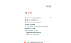 Model DC 2900a eco - 1-Phase Dust Extractors Brochure