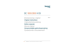 Model DC 1800H EX - Dust Extractors Brochure