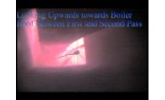 Inspection of the Second Pass in a Waste to Energy Boiler Video