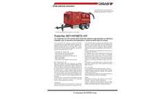 Disab TrailerVAC - Model SDT-10T/SDTX-10 - Semi-Mobile Diesel Powered Vacloader - Datasheet