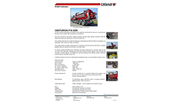 Disab Centurion - Model P30 ADR - Truck Mounted Vacloader - Datasheet