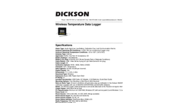 Model WT350 - Wireless Temperature Data Logger Brochure